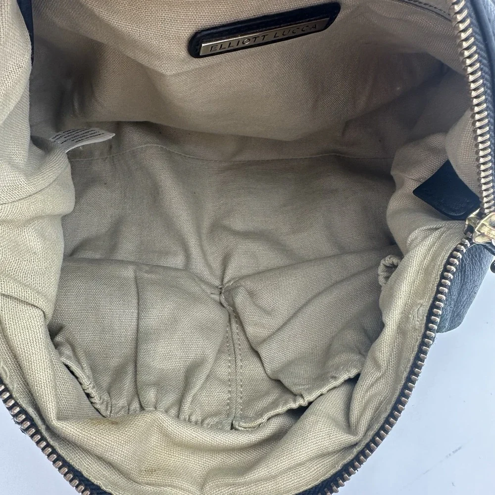 Elliott Lucca‎ Hobo Handbag Purse Chunky Buckle Shoulder Bag